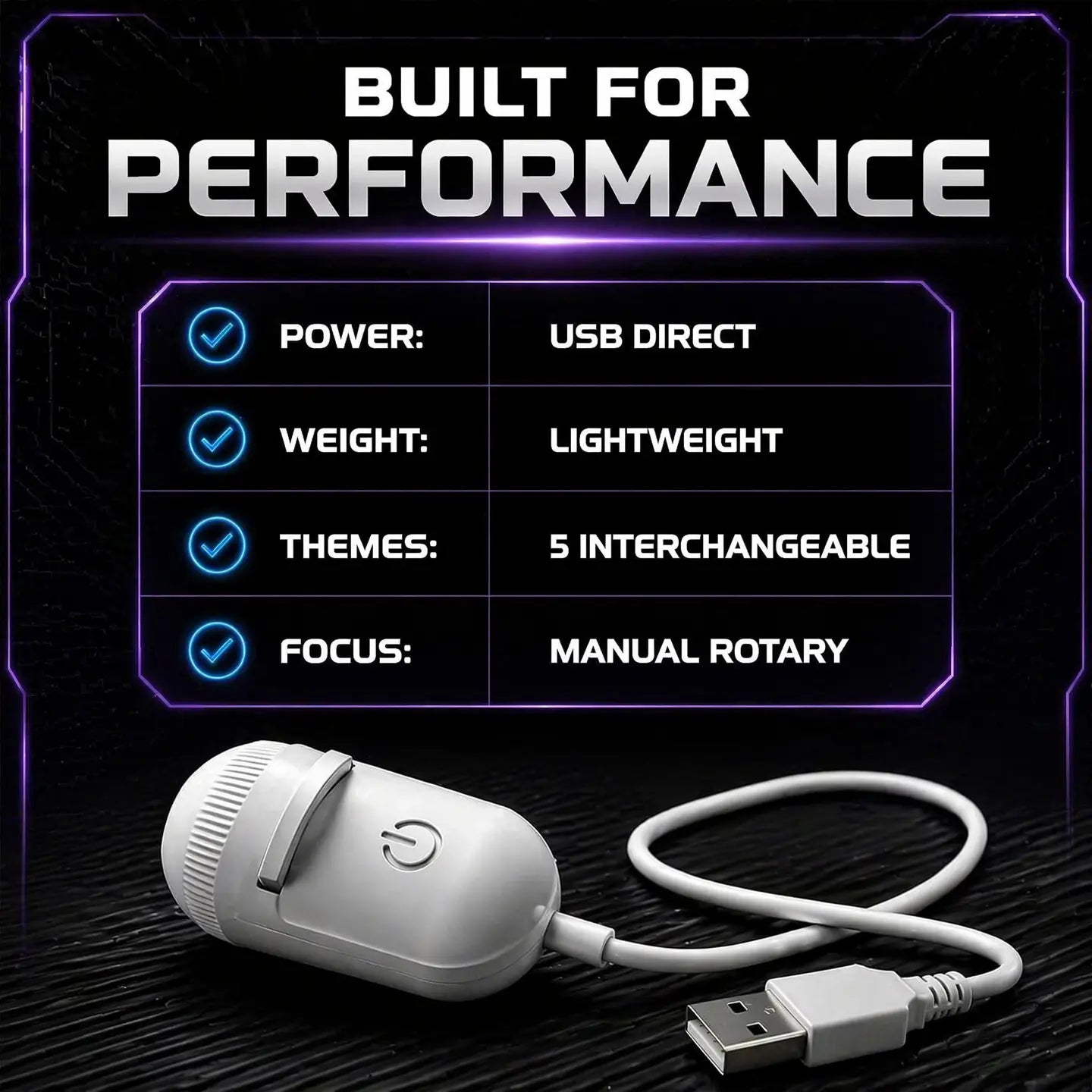 Galaxy Projector 2-In-1 Starry Sky Projector & Night Light USB Galaxy Projector Night Light for Car Ceiling Decor